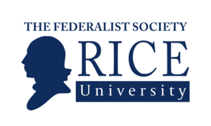 Rice University The Federalist Society logo